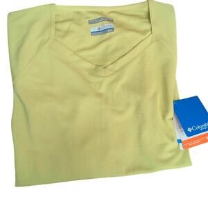 Columbia PFG Omni-Shade Sun Protection Women's V-neck 3/4 Sleeve Medium